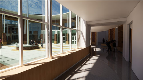 Hallway rendering 